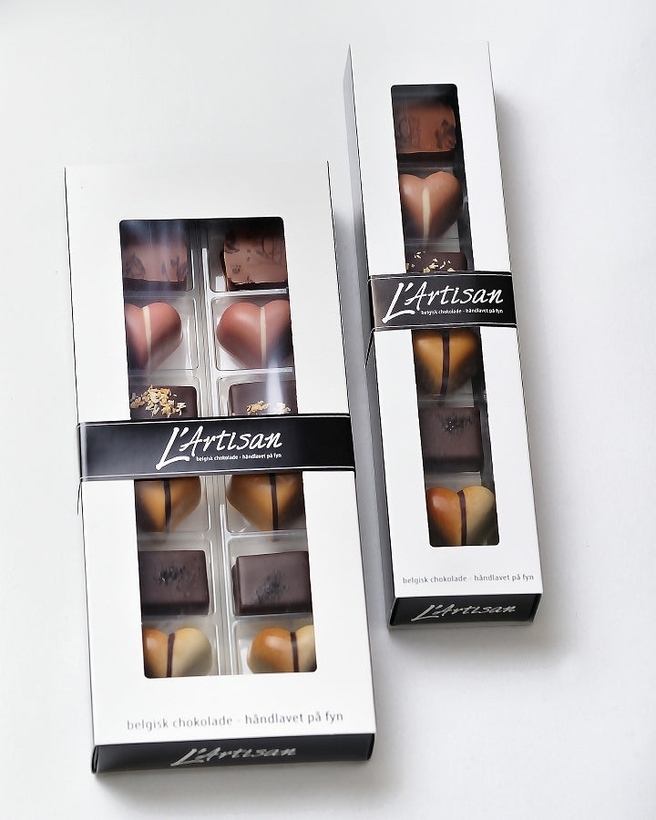 Æske - 6 eller 12 stk – Marus Chocolatier