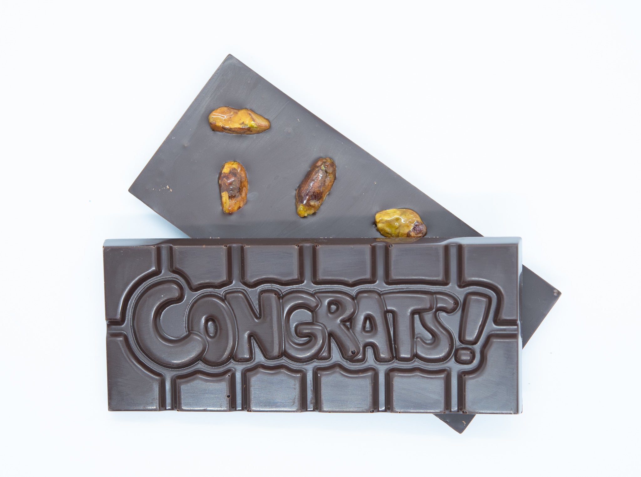 "Congrats!" chokoladeplade